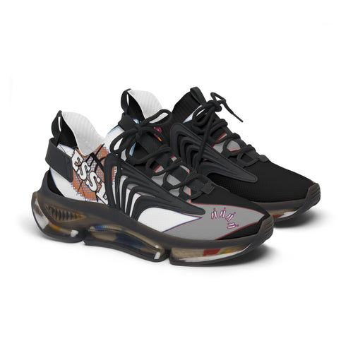 Women's City Street Track Sneakers (Black/Gray)